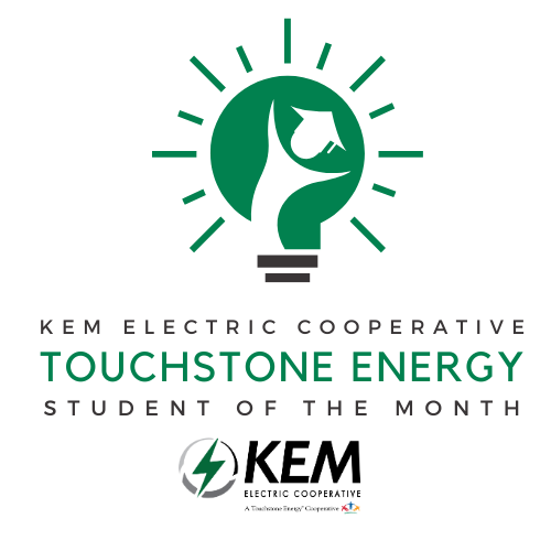 Touchstone Energy Student of the Month logo 