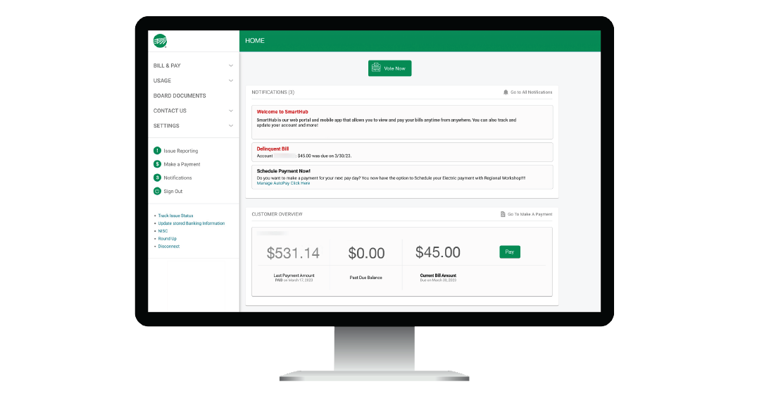SmartHub Screen