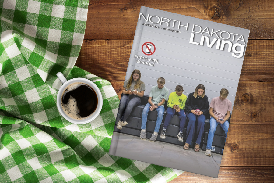 August North Dakota Living magazine